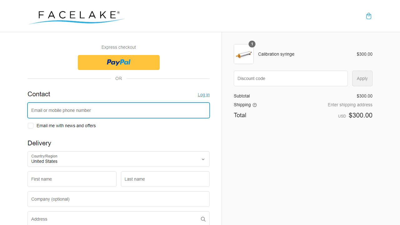How to apply Facelake coupon code
